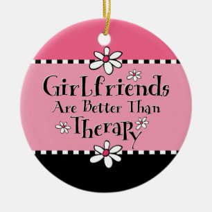 Girlfriend Therapy Personalised Ornament