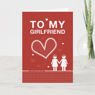 Girlfriend Valentine's Day Card