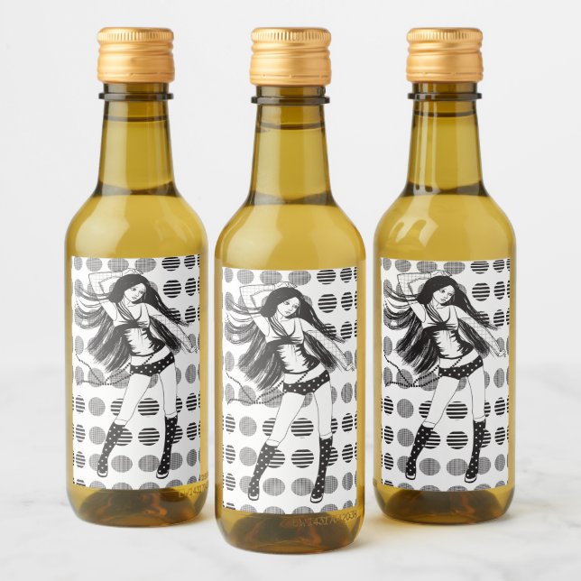 girlfriend wine label (Bottles)