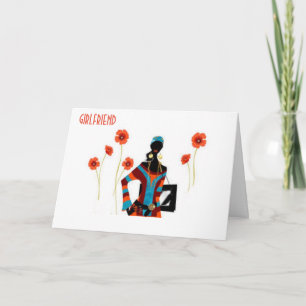 **GIRLFRIEND** YOU LOOK "FABULOUS" HAPPY BIRTHDAY CARD