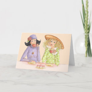 Girlfriends are Sisters - Greeting Card