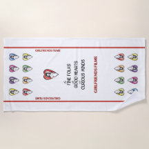 Girlfriends Films Beach Towel