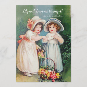 Girlfriends Vintage Invitation