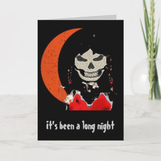 girlghoul, It's been a long night Card