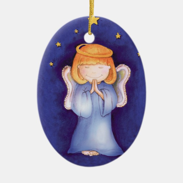 Girlie Angel Christmas ornament (Front)