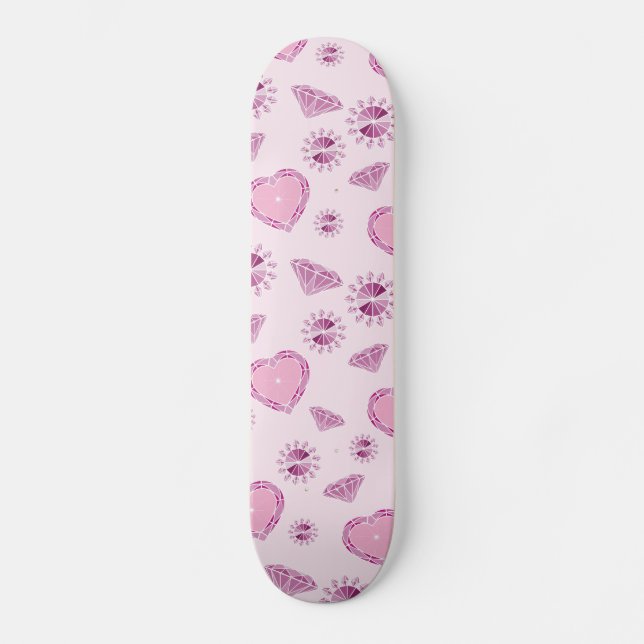 Girlie Bling Skateboard (Front)