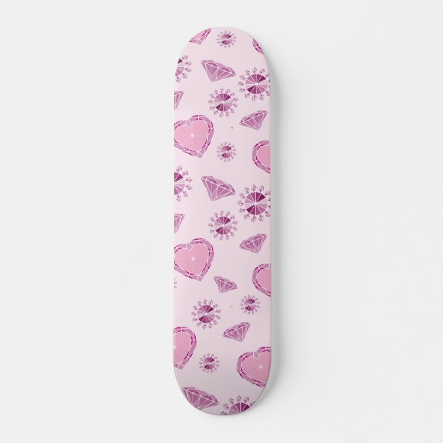 Girlie Bling Skateboard (Front)