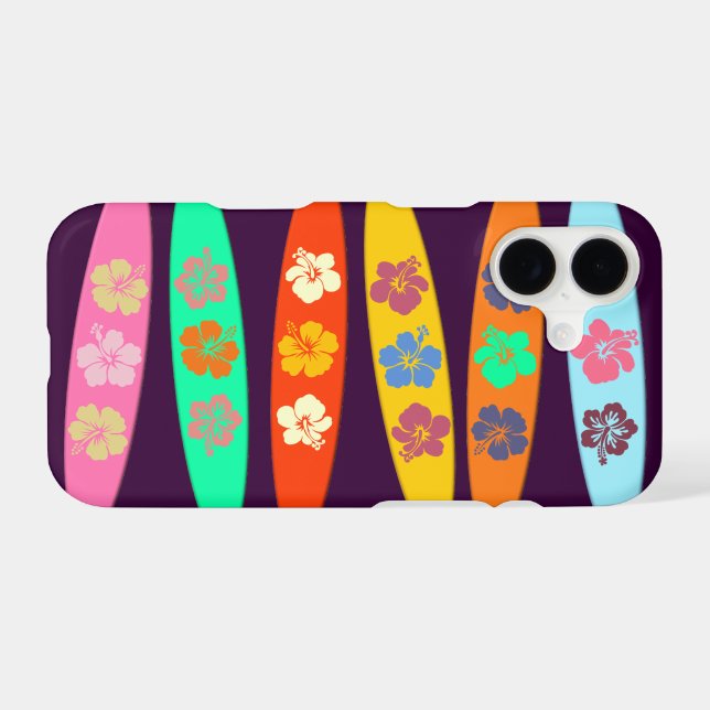 Girlie Flowered Surfboards (Back (Horizontal))