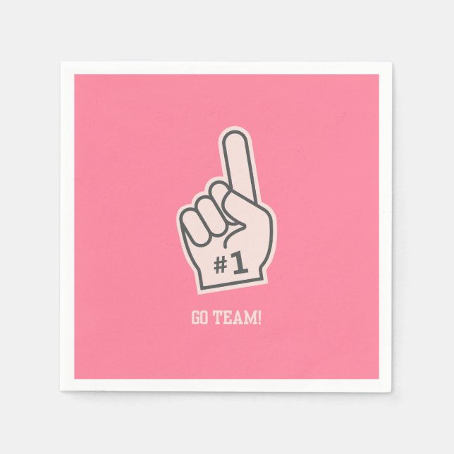 Girlie Football napkin (Front)