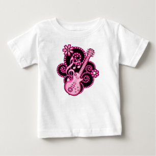 Girlie Guitar Baby T-Shirt