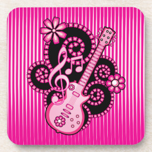 Girlie Guitar Coaster
