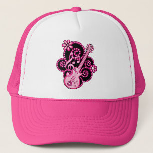 Girlie Guitar Trucker Hat