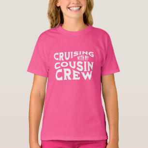 Girlie Pink COUSIN CREW Girls T-Shirt