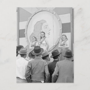 Girlie Show, 1942 Postcard