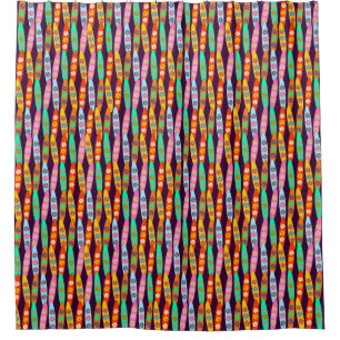 Girlie Surfboards Shower Curtain