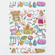 Girlie Things Baby Blanket