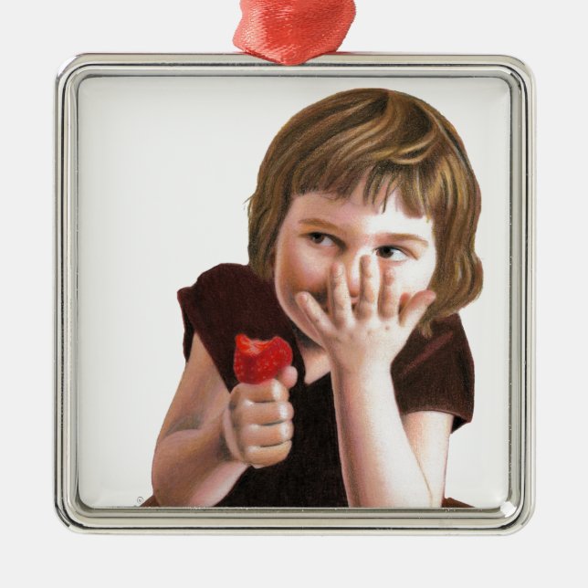 Girlish Giggles by Ana Tirolese Metal Tree Decoration (Front)