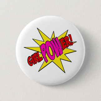 GirlPOWer 6 Cm Round Badge