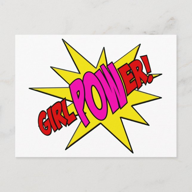 GirlPOWer Postcard (Front)