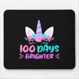 Girls 100th Day Of School Days Of School Brighter  Mouse Mat