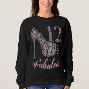 Girls 12 Year & Fabulously Sparkly Pumps Shoes 12t Sweatshirt