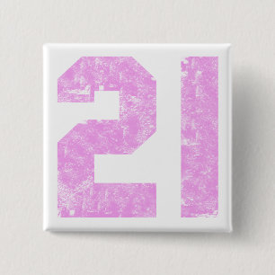 Girls 21st Birthday Gifts 15 Cm Square Badge