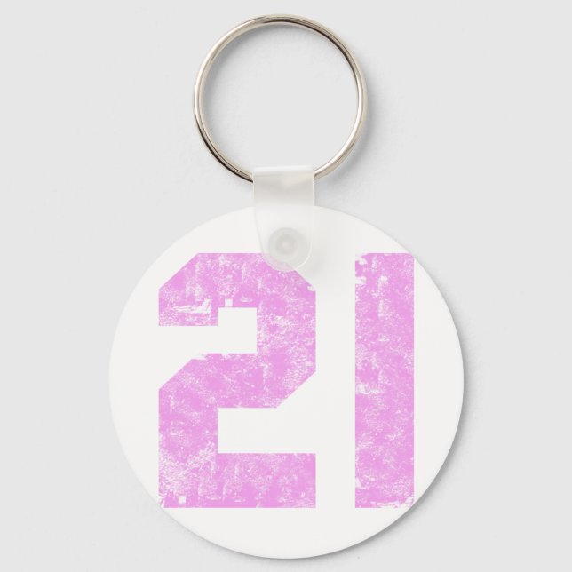 Girls 21st Birthday Gifts Key Ring (Front)