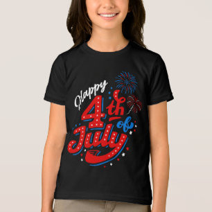 Girls 250th Anniversary 4th of July Tri-Blend Shirt