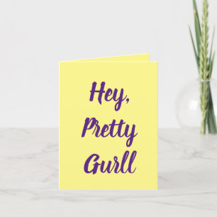 Girl's 5th Birthday Thank You Card