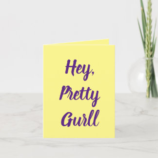 Girl's 5th Birthday Thank You Card