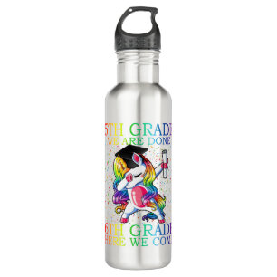 Girls 5th Grade Graduation Magical Unicorn Gift 710 Ml Water Bottle
