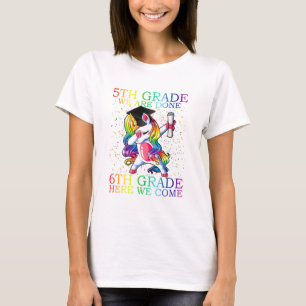 Girls 5th Grade Graduation Magical Unicorn Gift T-Shirt