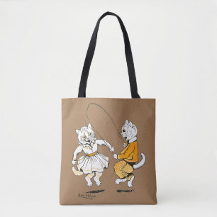 Girls and Boys, Louis Wain Tote Bag