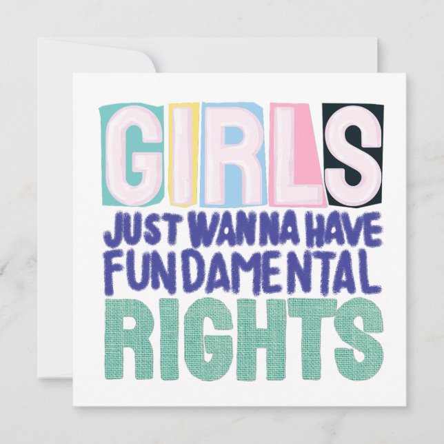 Girls And Fundamental Rights (Front)
