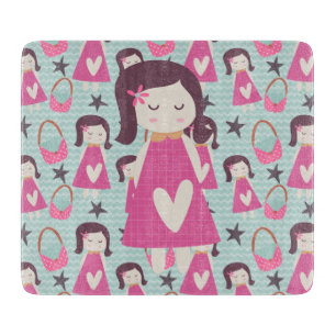 Girls and Handbags Cutting Board