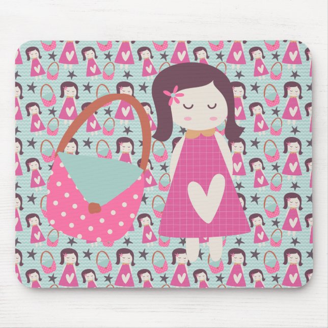 Girls and Handbags Mouse Mat (Front)