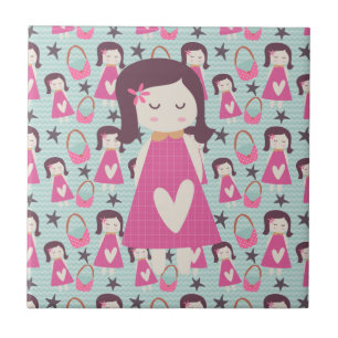 Girls and Handbags Tile