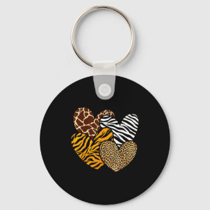 Girls animal print clothes kids cheetah leopardGir Key Ring