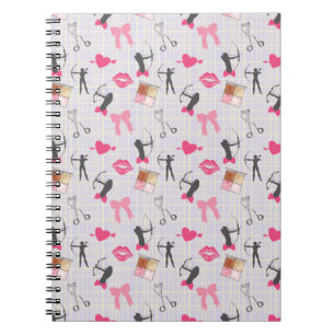 Girls Archery - Girly Hearts and Makeup Notebook