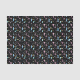 Girls Archery - Girly Hearts Stars Archer Tissue Paper