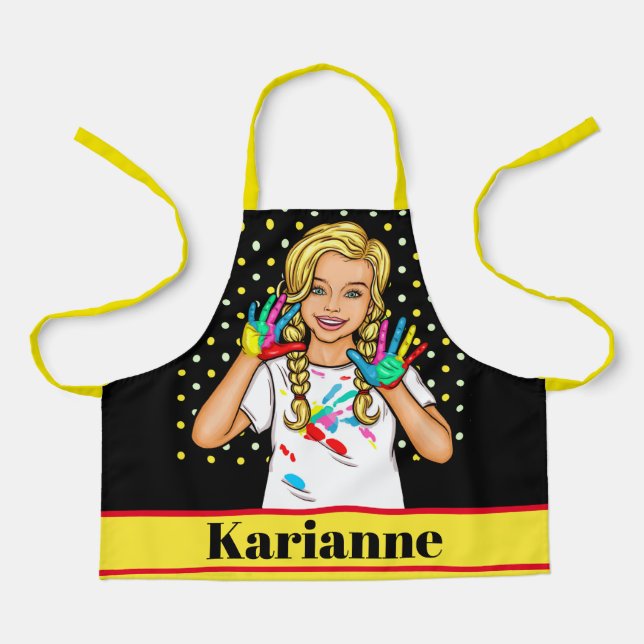 Girls' Art Apron (Front)