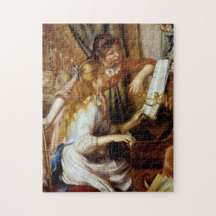 Girls at the Piano Jigsaw Puzzle