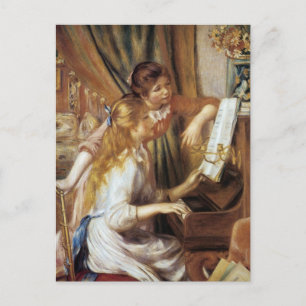 Girls at the Piano Postcard