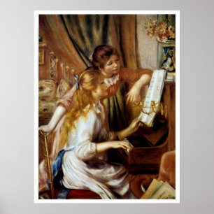 Girls at the Piano Poster