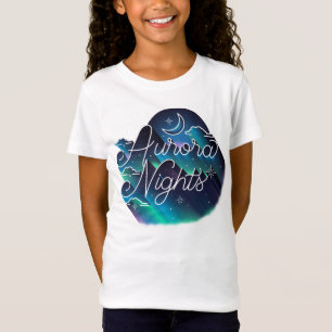 Girl's Aurora Nights II T-Shirt / White
