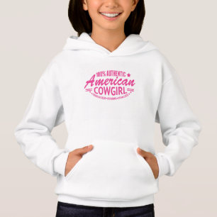 Girls Authentic American Cowgirl Sweatshirt Pink