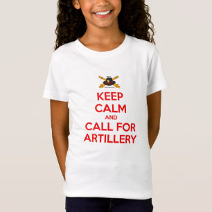 Girls Baby Doll Keep Calm Tee