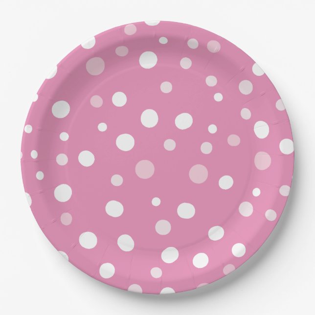 Girls Baby It's Cold Outside 9" Paper Plate (Front)