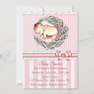 Girl's Baby Shower Invitatoins Invitation
