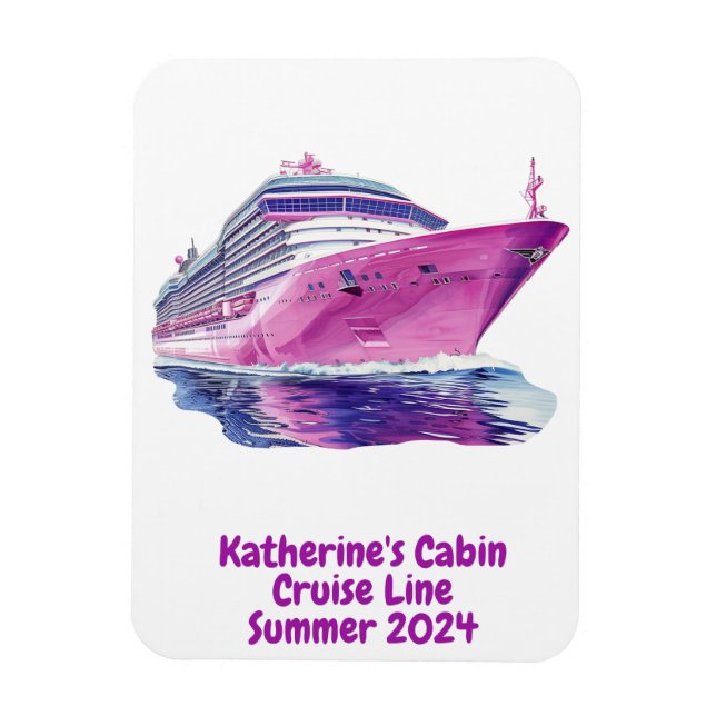 Girls Bachelorette Friends Custom Cabin Door Magnet (Vertical)